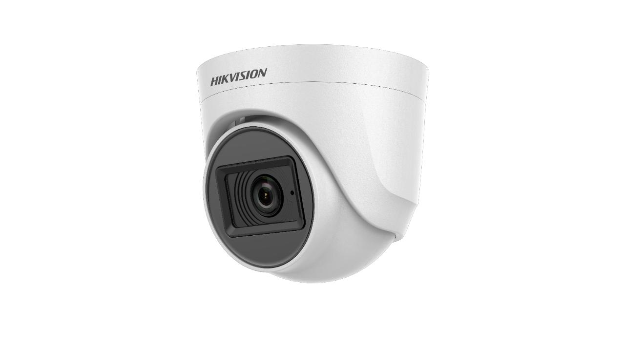 HIKVISION DS-2CE76D0T-ITPFS (2.8mm) 2MP 1080P AUDIO INDOOR TURRET TYPE CCTV CAMERA-CAMERA-Makotek Computers