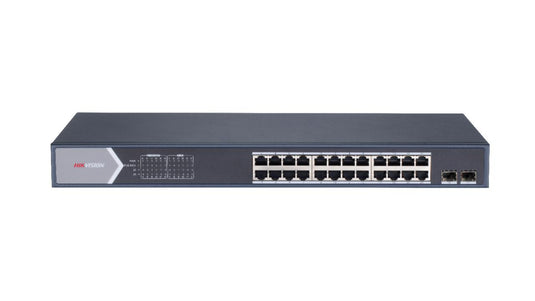 HIKVISION DS-3E0526P-E/M L2 UNMANAGED 24 GIGABIT POE PORTS 2 GIGABIT SFP UPLINK PORT SWITCH-SWITCH-Makotek Computers