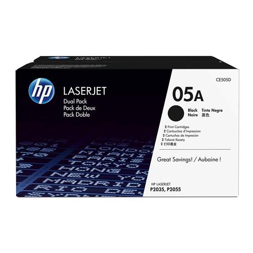 HP 05A CE505A BLACK ORIGINAL LASERJET TONER CARTRIDGE-CARTRIDGE-Makotek Computers