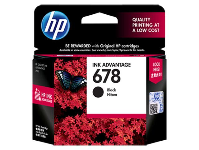 HP 678 BLACK CZ107AA ORIGINAL INK ADVANTAGE CARTRIDGE-INK-Makotek Computers