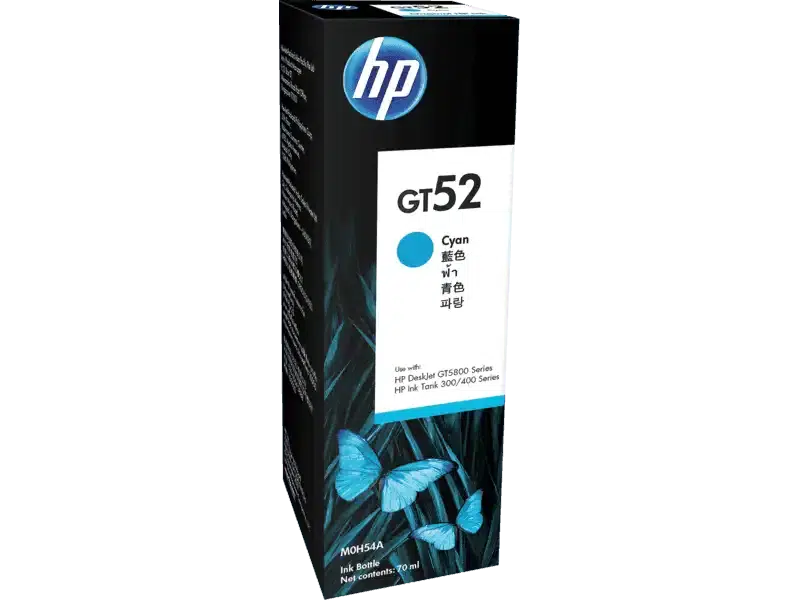 HP GT52 CYAN ORIGINAL INK-INK-Makotek Computers