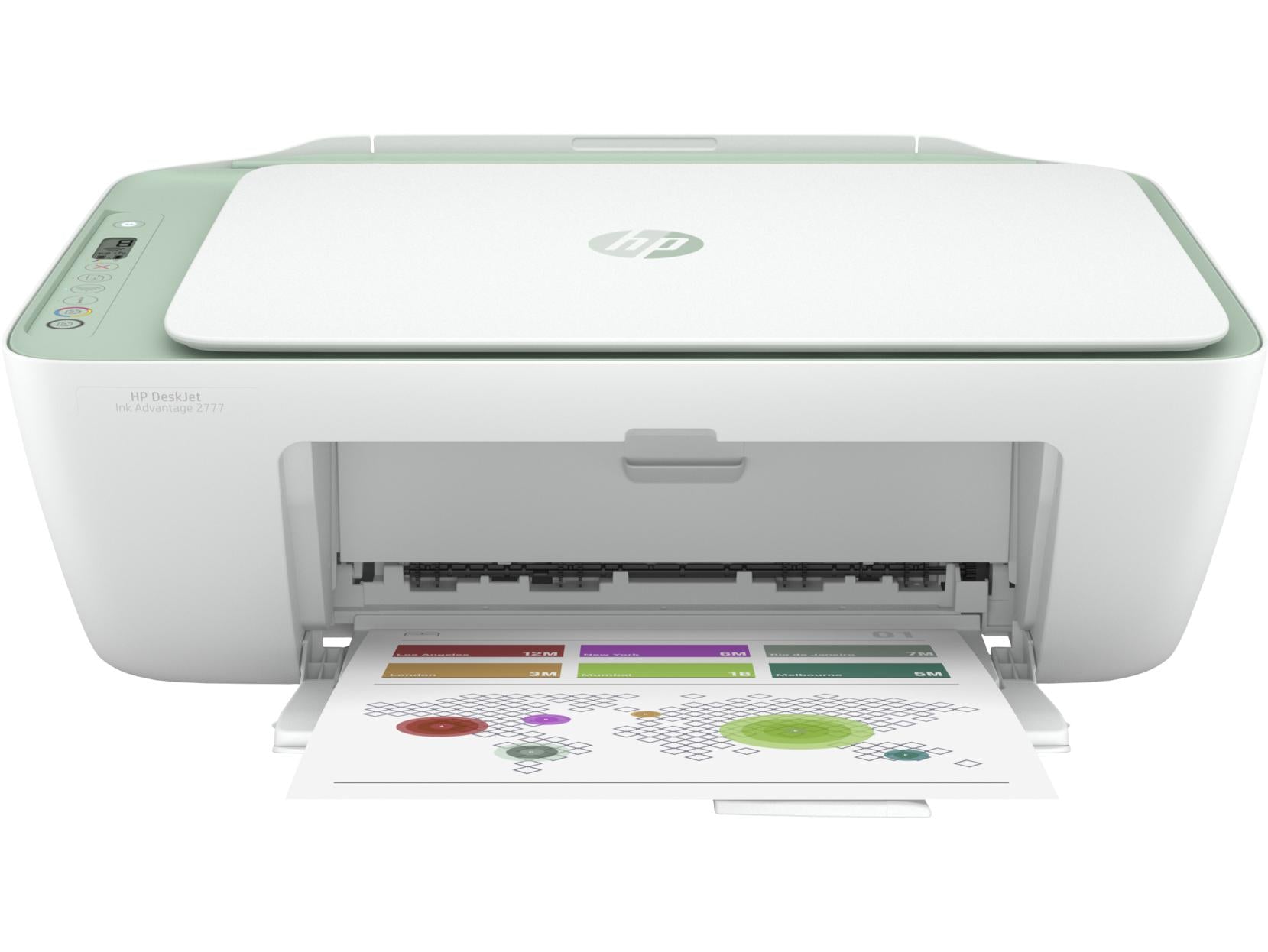 HP HEWLETT PACKARD DESKJET 2777 INK ADVANTAGE AIO WIRELESS, PRINT SCAN COPY (7FR25B) PRINTER-PRINTER-Makotek Computers