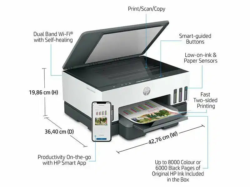 HP SMART TANK 720 ALL IN ONE PRINTER-PRINTER-Makotek Computers