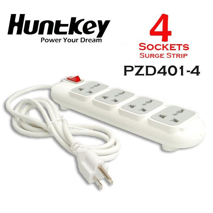 HUNTKEY PZD401-4 SURGE PROTECTOR 4 SOCKET 2 METERS-ADAPTER-Makotek Computers