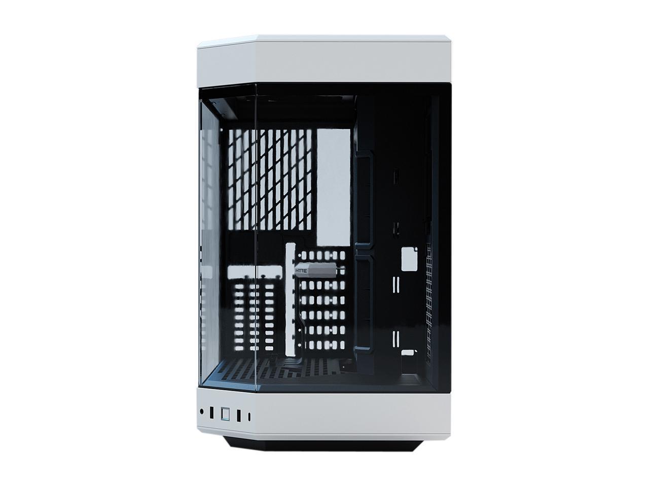 HYTE Y60 CS-HYTE-Y60-BW BLACK / WHITE ABS / STEEL / TEMPERED GLASS ATX MID TOWER PC CASE-PC CASE-Makotek Computers