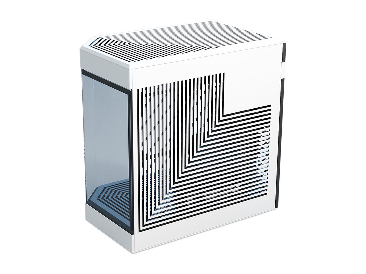 HYTE Y60 CS-HYTE-Y60-BW BLACK / WHITE ABS / STEEL / TEMPERED GLASS ATX MID TOWER PC CASE-PC CASE-Makotek Computers