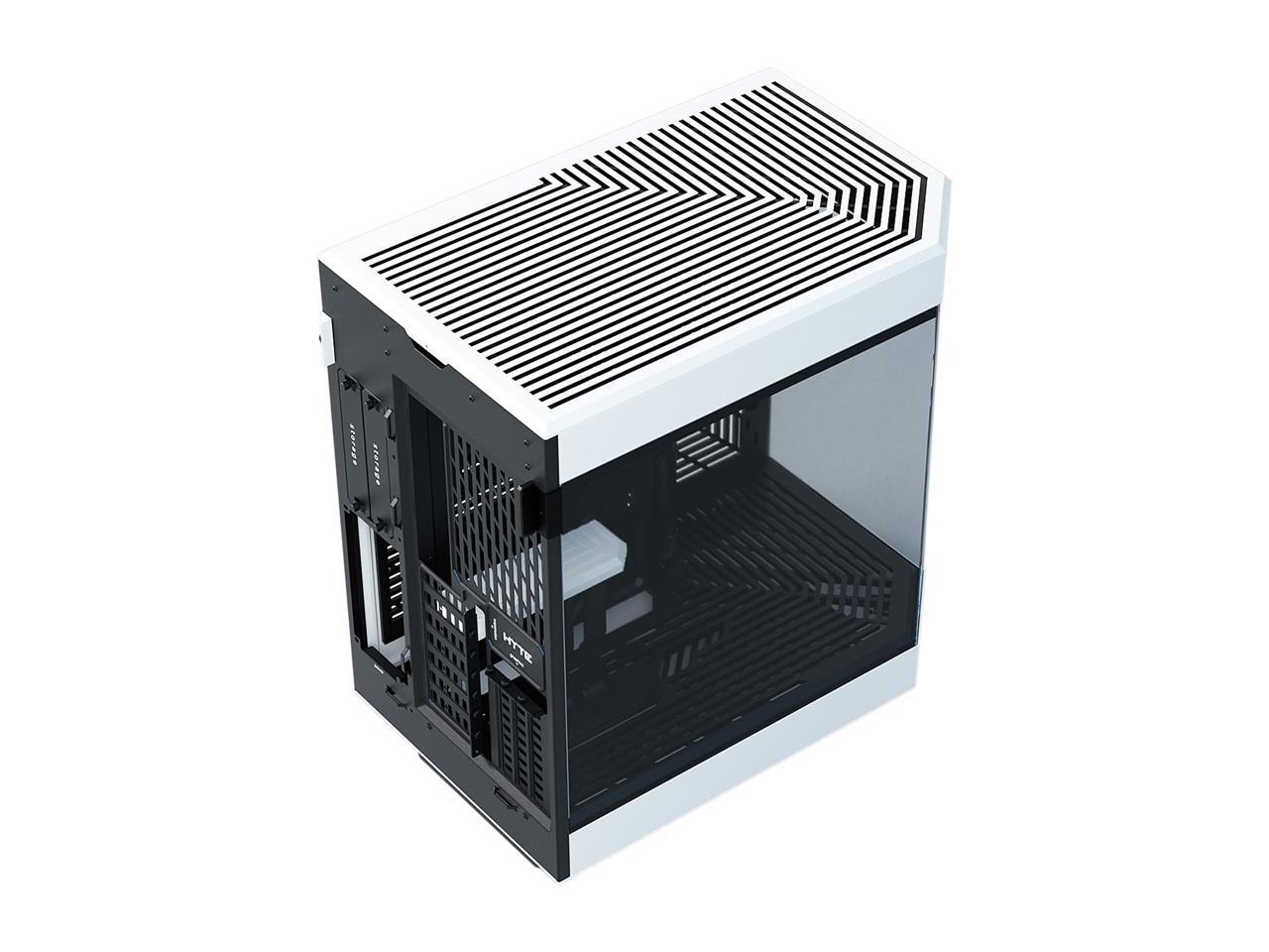 HYTE Y60 CS-HYTE-Y60-BW BLACK / WHITE ABS / STEEL / TEMPERED GLASS ATX MID TOWER PC CASE-PC CASE-Makotek Computers