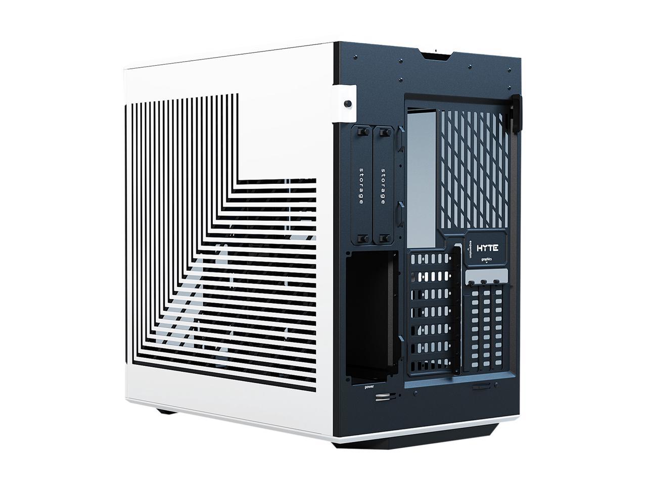 HYTE Y60 CS-HYTE-Y60-BW BLACK / WHITE ABS / STEEL / TEMPERED GLASS ATX MID TOWER PC CASE-PC CASE-Makotek Computers
