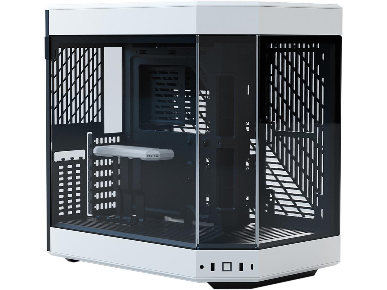 HYTE Y60 CS-HYTE-Y60-BW BLACK / WHITE ABS / STEEL / TEMPERED GLASS ATX MID TOWER PC CASE-PC CASE-Makotek Computers