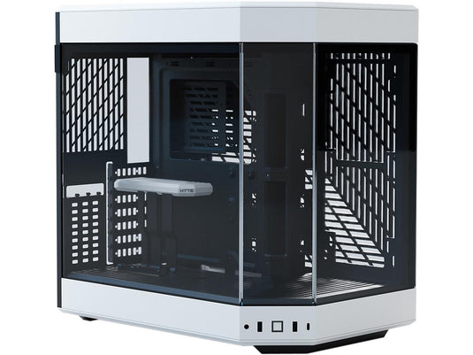 HYTE Y60 CS-HYTE-Y60-BW BLACK / WHITE ABS / STEEL / TEMPERED GLASS ATX MID TOWER PC CASE-PC CASE-Makotek Computers