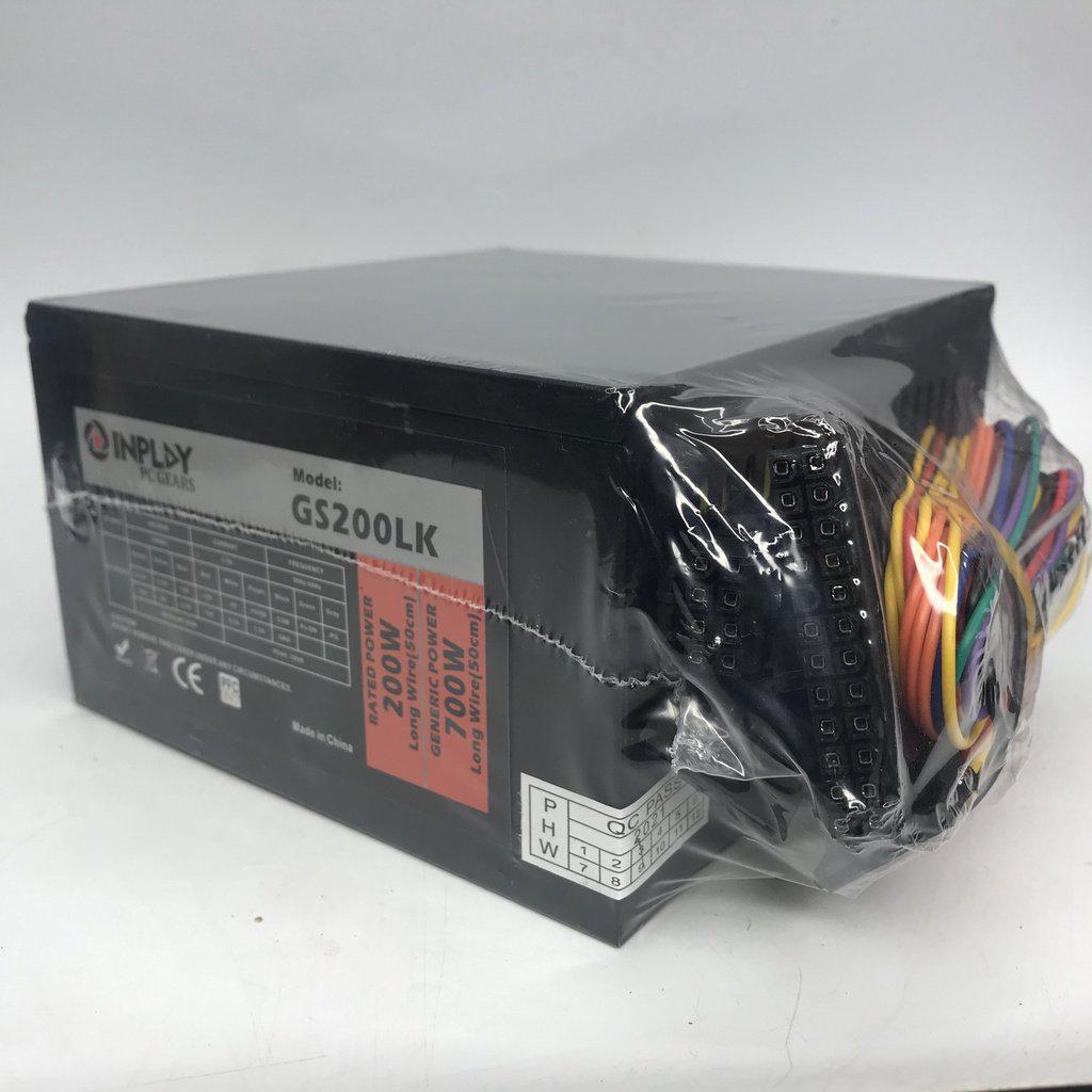 INPLAY GS200LK Rated (200W LONG WIRE) 700W GENERIC POWER SUPPLY-POWER SUPPLY UNITS-Makotek Computers