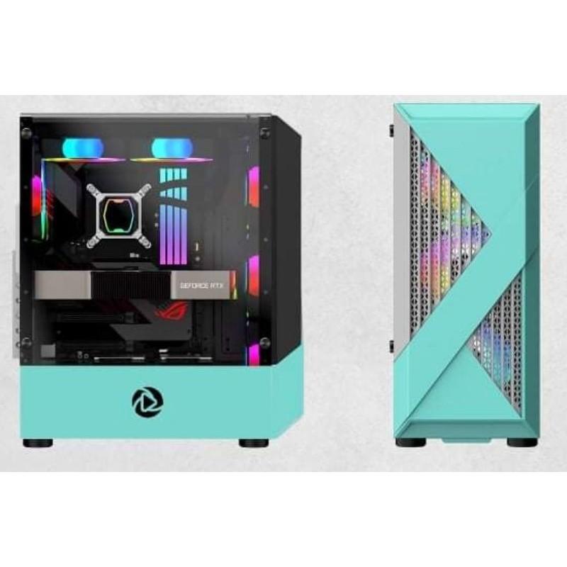 INPLAY METEOR 06 MINT GREEN PC CASE-PC CASE-Makotek Computers