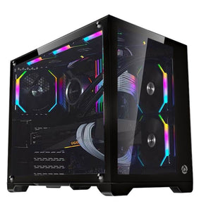 INPLAY SEAVIEW PALACE SMALL-BLACK PC CASE-PC CASE-Makotek Computers