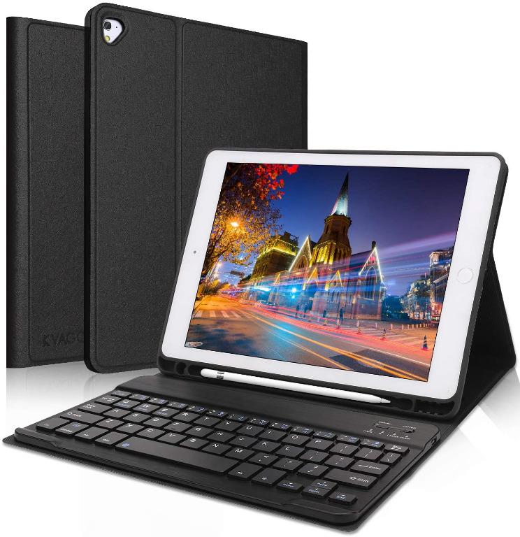 IPAD 9.7 2018 AIR 2/ AIR 1 BLACK CASE WITH KEYBOARD-KEYBOARD-Makotek Computers