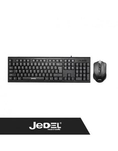 JEDEL G17 DESKTOP KEYBOARD+MOUSE COMBO USB-Keyboard-Makotek Computers