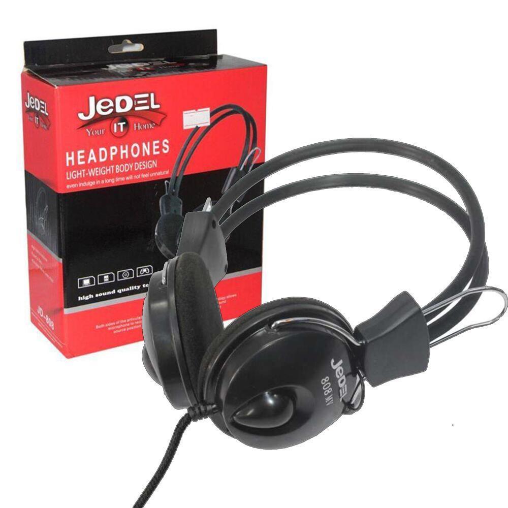 JEDEL JD-808 1.5M CABLE 3.55MM PLUG HEADSET-Headset-Makotek Computers