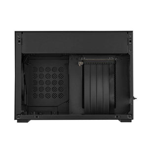 LIAN LI A4H2O ANODIZED BLACK MINI ITX CASE, ALUMINIUM MESH PANELS PC CASE-PC CASE-Makotek Computers