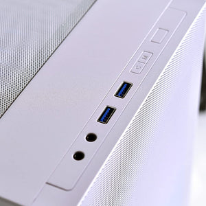 LIAN LI LANCOOL 205 MESH WHITE PC CASE-PC CASE-Makotek Computers