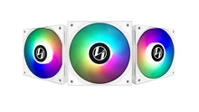 Load image into Gallery viewer, LIAN LI ST120-3 (3PCS) (ST120-3W) WHITE COOLING FAN-FANS-Makotek Computers
