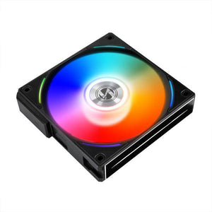LIAN LI UNI FAN AL120 BLACK 120MM (UF-AL120-1B) SINGLE FAN-FANS-Makotek Computers