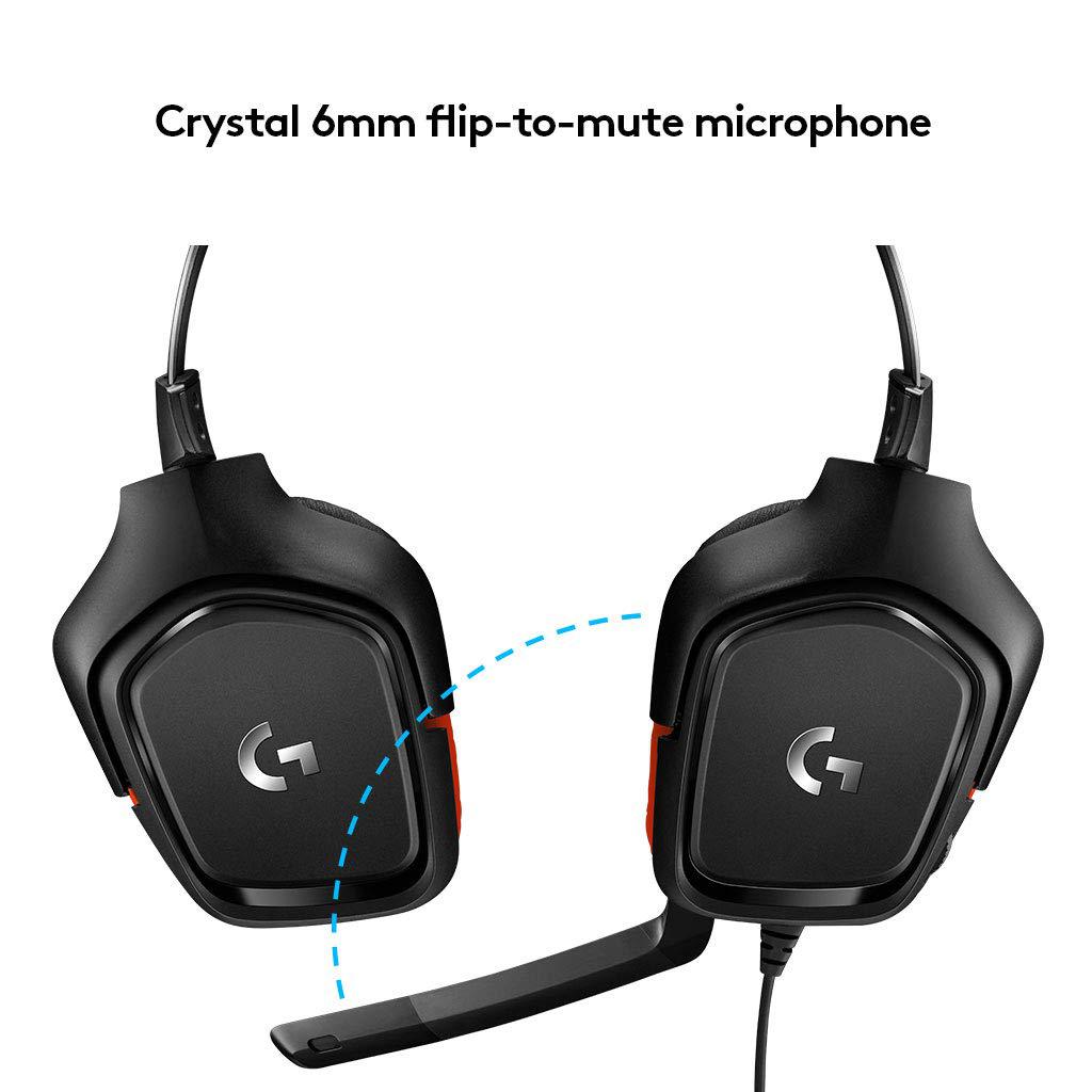 LOGITECH G331 STEREO GAMING HEADSET | 50MM DRIVERS | 6MM FLIP TO MUTE MIC | MULTI-PLATFORM COMPATIBILITY-HEADSET-Makotek Computers