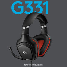 Load image into Gallery viewer, LOGITECH G331 STEREO GAMING HEADSET | 50MM DRIVERS | 6MM FLIP TO MUTE MIC | MULTI-PLATFORM COMPATIBILITY-HEADSET-Makotek Computers
