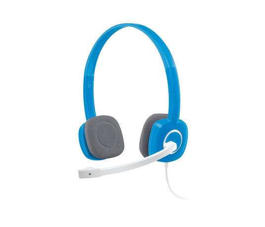 LOGITECH H150 STEREO HEADSET SKY BLUE-HEADSET-Makotek Computers