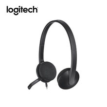 Load image into Gallery viewer, LOGITECH H340 USB HEADSET WITH NOISE-CANCELLING MIC, PLUG AND PLAY, DIGITAL STEREO HEADSET-HEADSET-Makotek Computers
