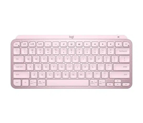 LOGITECH MX KEYS MINI (ROSE) MINIMALIST WIRELESS ILLUMINATED KEYBOARD-KEYBOARD-Makotek Computers