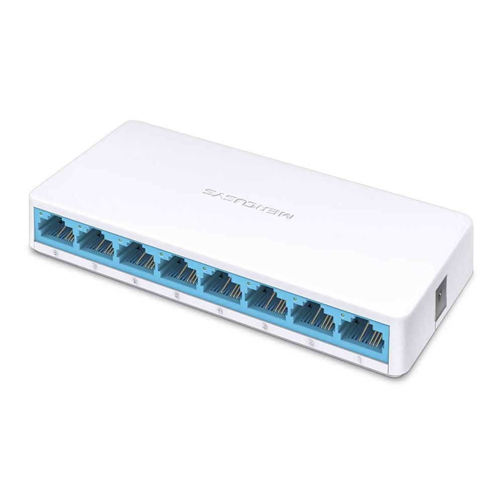 MERCUSYS MS108 8-PORT 10/100MBPS DESKTOP SWITCH NETWORK SWITCH HUB-SWITCH-Makotek Computers