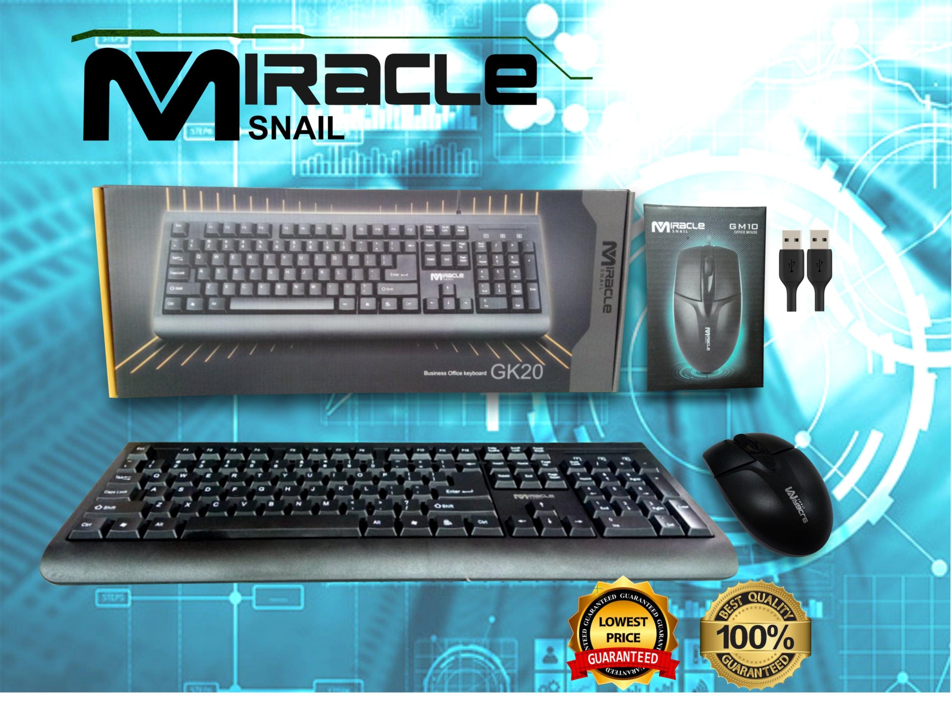 MIRACLE SNAIL GK20 KEYBOARD-KEYBOARD-Makotek Computers