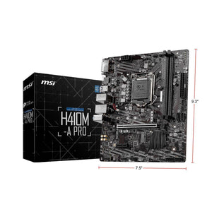 MSI H410M-A Pro Intel 10th Gen LGA 1200 Socket Motherboard-MOTHERBOARDS-Makotek Computers