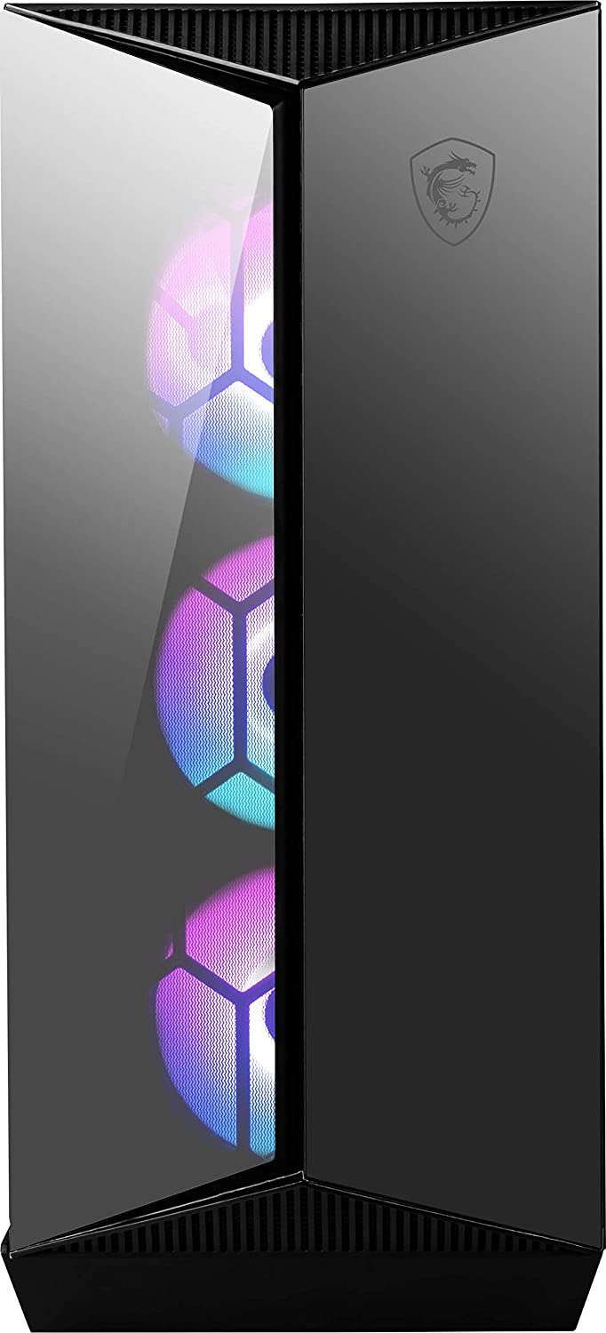 MSI MPG GUNGNIR 110R EVA E-PROJECT BLACK ABS PLASTIC / SPCC STEEL / TEMPERED GLASS ATX MID TOWER PC CASE-PC CASE-Makotek Computers