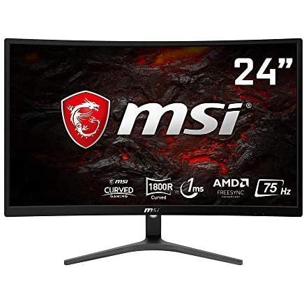 MSI Optix G241VC 23.6-inch FULL HD 1MS with AMD FREE SYNC CURVED GAMING MONITOR-Monitor-Makotek Computers