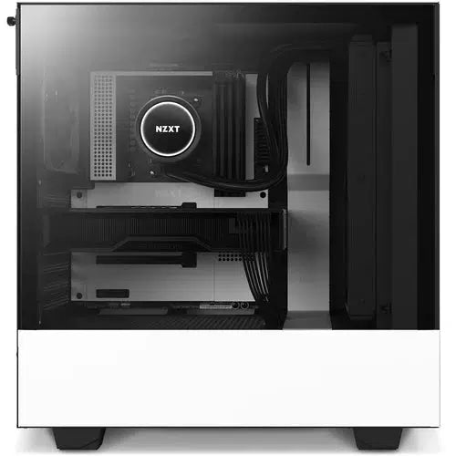 NZXT CA-H52FW-01 H510 FLOW WHITE MID TOWER ATX CASING PC CASE-PC CASE-Makotek Computers