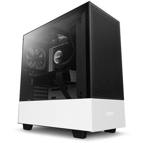 NZXT CA-H52FW-01 H510 FLOW WHITE MID TOWER ATX CASING PC CASE-PC CASE-Makotek Computers