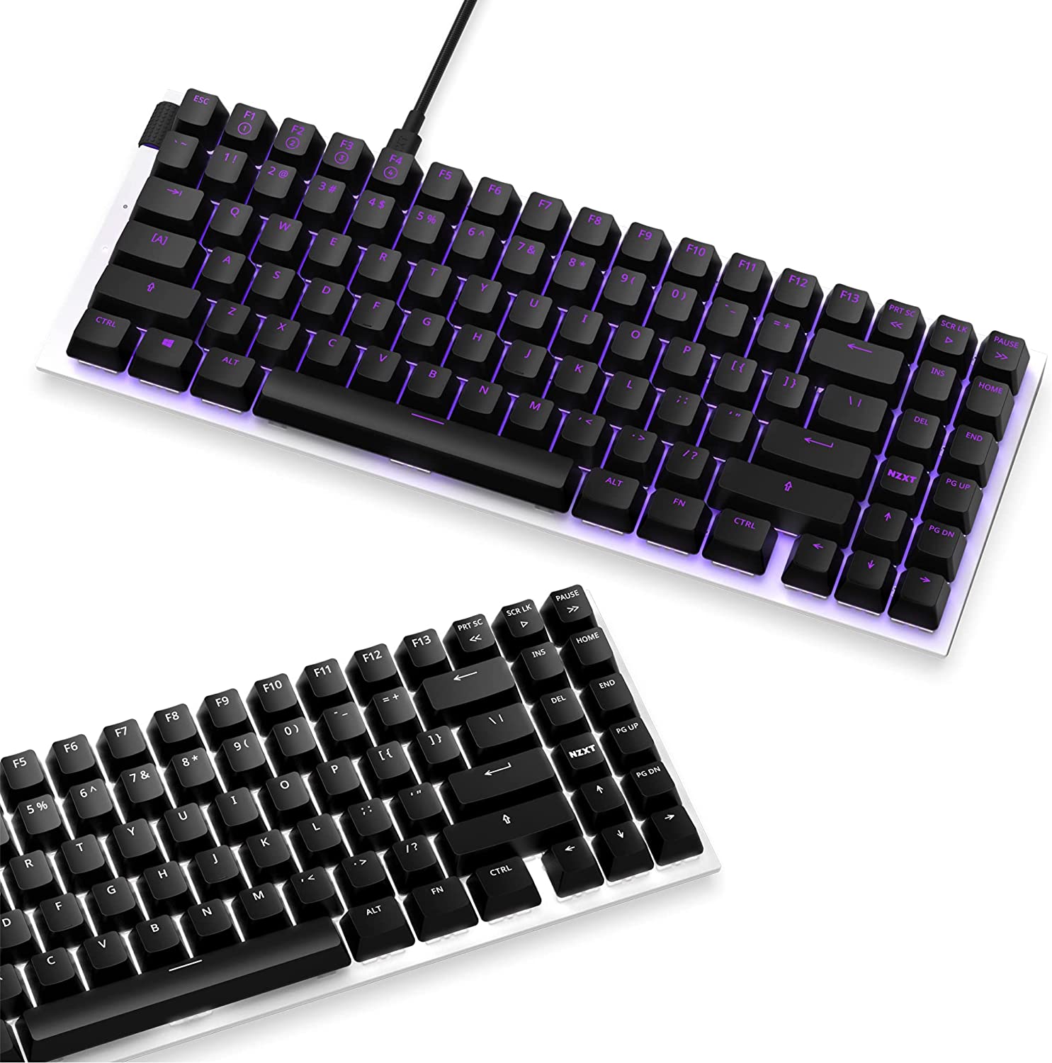 NZXT FUNCTION MINI TKL PC GAMING MECHANICAL KEYBOARD-KEYBOARD-Makotek Computers