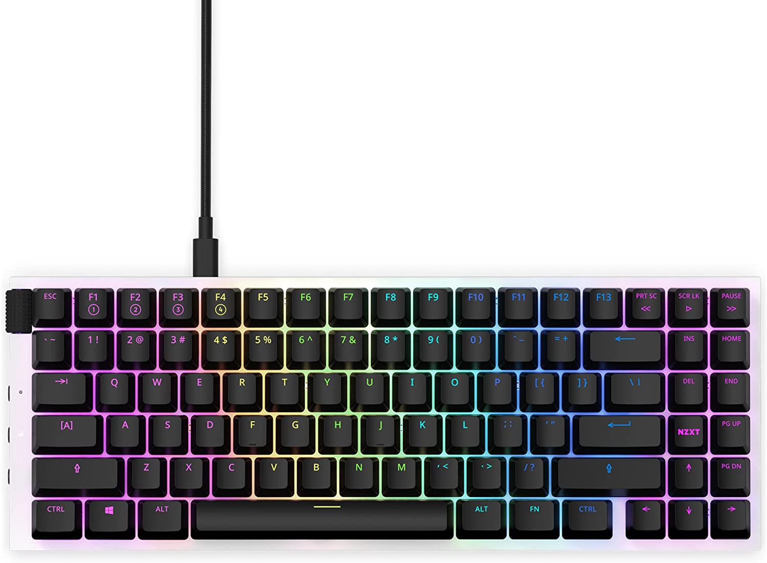 NZXT FUNCTION MINI TKL PC GAMING MECHANICAL KEYBOARD-KEYBOARD-Makotek Computers