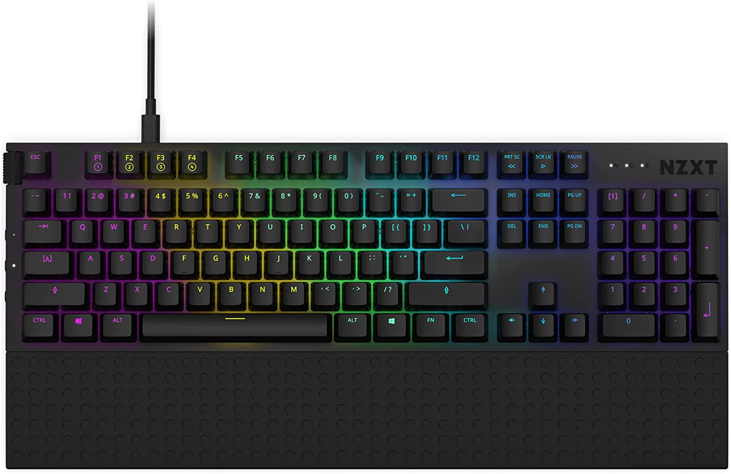 NZXT FUNCTION PC GAMING MECHANICAL KEYBOARD-KEYBOARD-Makotek Computers