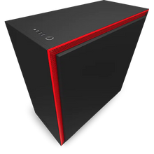Load image into Gallery viewer, NZXT H710 CA-H710B-BR BLACK/RED MID TOWER TEMPERED GLASS CASE-PC CASE-Makotek Computers
