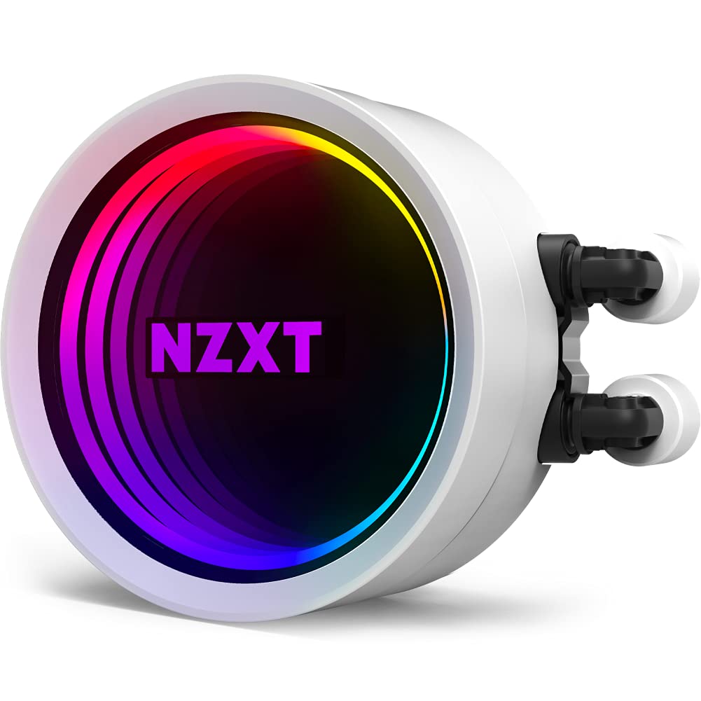 NZXT KRAKEN X53 240MM (RL-KRX53-RW) WHITE LIQUID COOLER-FANS-Makotek Computers