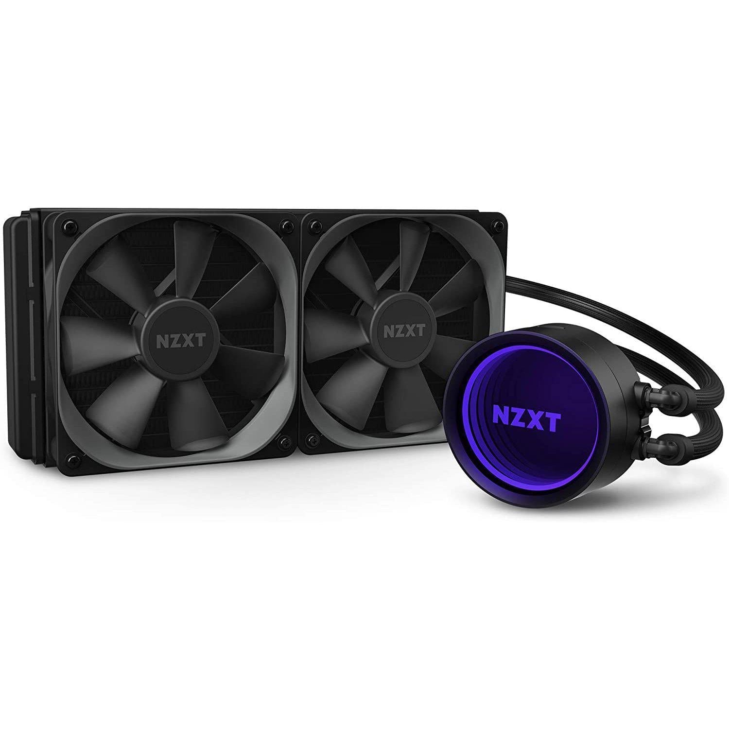 NZXT KRAKEN X63 280MM AIO WITH RGB (RL-KRX 63-01) LIQUID COOLER-FANS-Makotek Computers