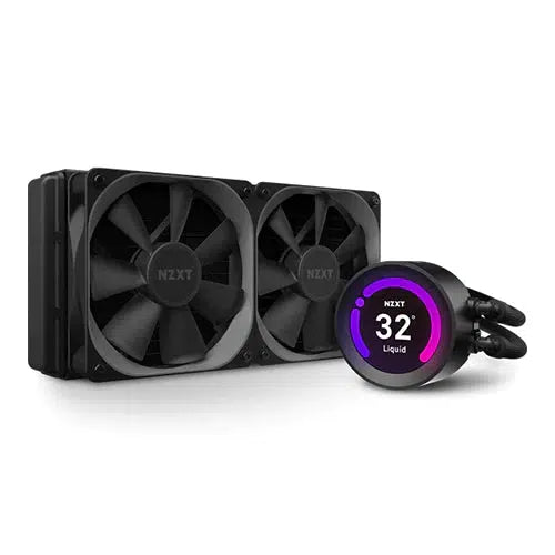 NZXT KRAKEN Z53 240MM (WITH LCD DISPLAY) BLACK LIQUID COOLER-LIQUID COOLER-Makotek Computers