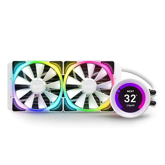 NZXT KRAKEN Z53 240MM ( WITH LCD DISPLAY) WHITE LIQUID COOLER-LIQUID COOLER-Makotek Computers