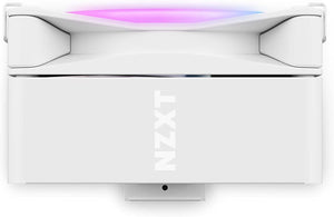 NZXT T120 WHITE RGB PROCESSOR AIR COOLER-CPU COOLER-Makotek Computers