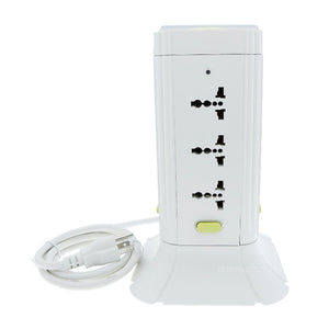 OMNI WTE-512 12 GANG WITH SWITCH UNIVERSAL TOWER EXTENSION CORD-ADAPTER-Makotek Computers