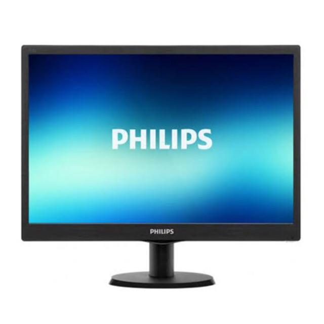 PHILIPS 18.5 LED MONITOR (193V5LSB2/71, TN, VGA) MONITOR-MONITOR-Makotek Computers