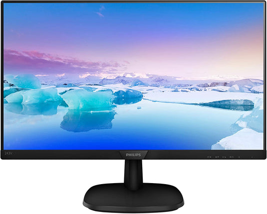 PHILIPS 243V7QJAB/71 23.8 LED/IPS/4MS/75HZ/FHD/VGA+HDMI+DP/VESA/ WIDE MONITOR-MONITOR-Makotek Computers