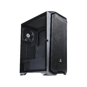 RAKK HALIYA MATX GAMING CASE BLACK-PC CASE-Makotek Computers