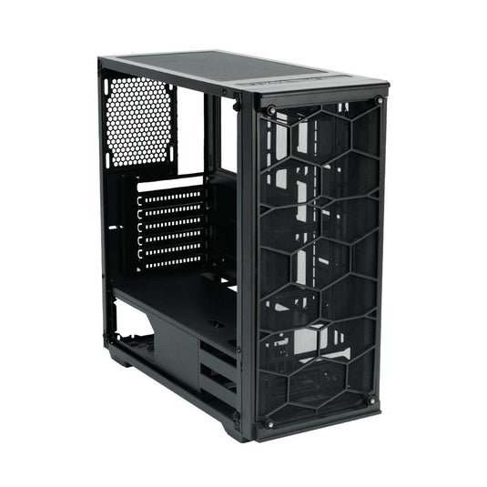 RAKK HAWANI FLOW GAMING CASE BLACK-PC CASE-Makotek Computers